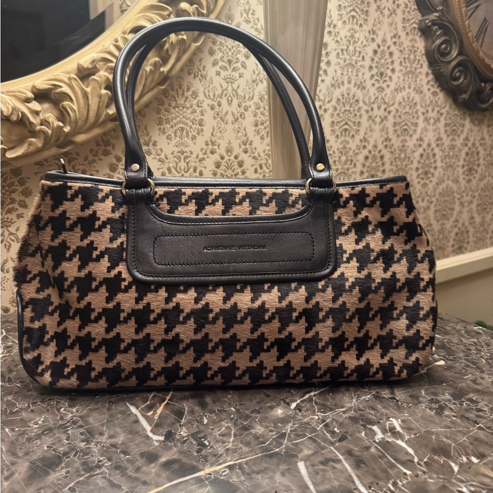 Adrienne Vittadini Houndstooth Shoulder Bag